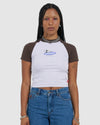WOMENS OFFERINGS SLIM RAGLAN T-SHIRT