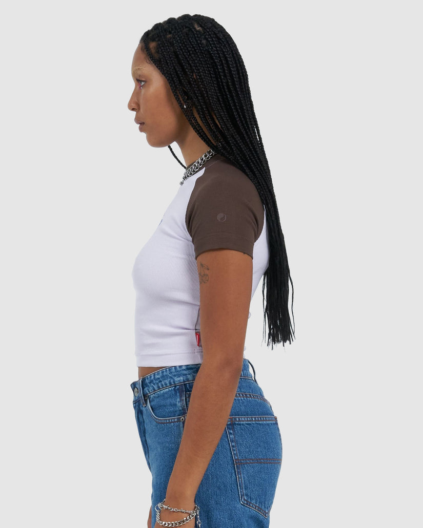WOMENS OFFERINGS SLIM RAGLAN T-SHIRT
