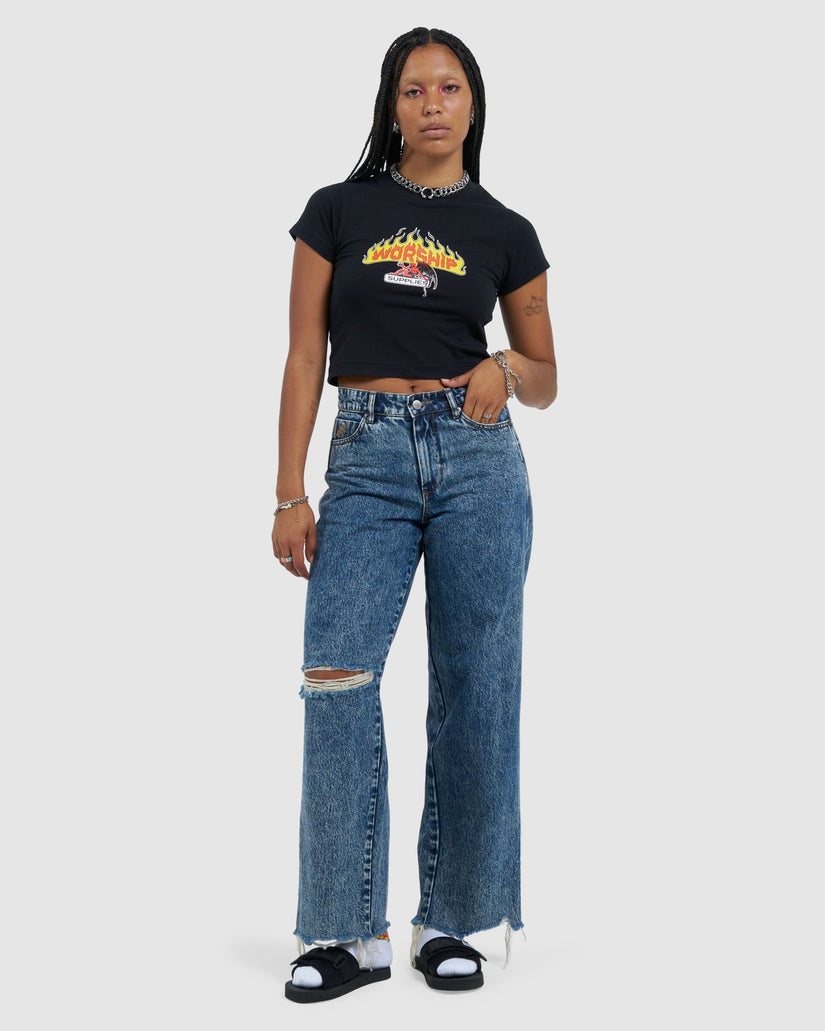 WOMENS REST STOP TEENY T-SHIRT