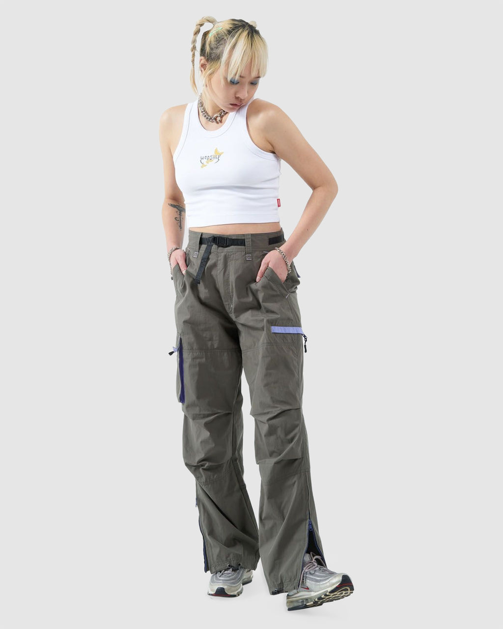 WOMENS GOLDEN RULE UTILITY PANT