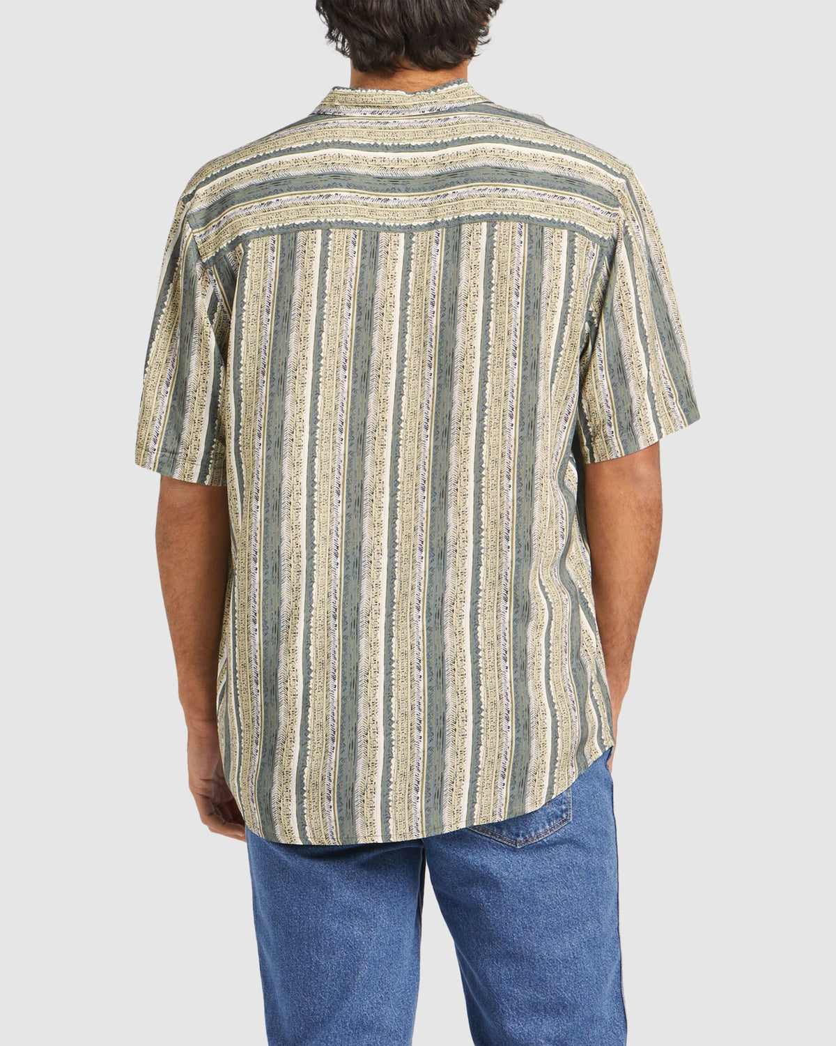 Mens Garageland Fern Stripe Shirt