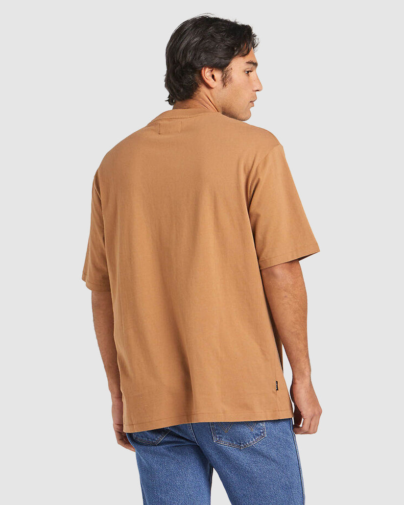 90S VACAY SLACKER TEE TOBACCO