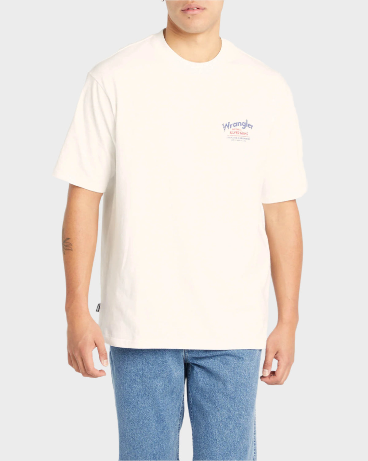 MENS SILVER GUM SLACKER T-SHIRT