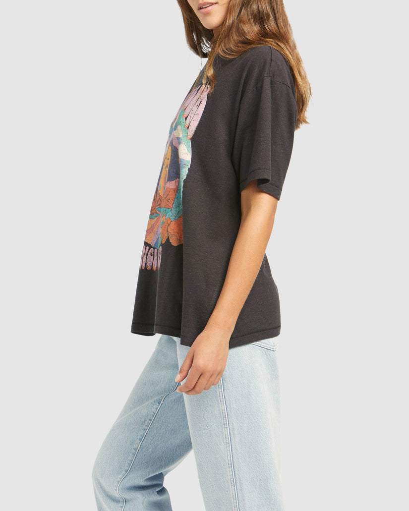 WOMENS SLOUCH T-SHIRT RAINBOW TEARS