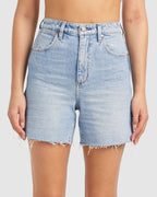 WOMENS CLAUDIA STRAIGHT SHORT STOKE