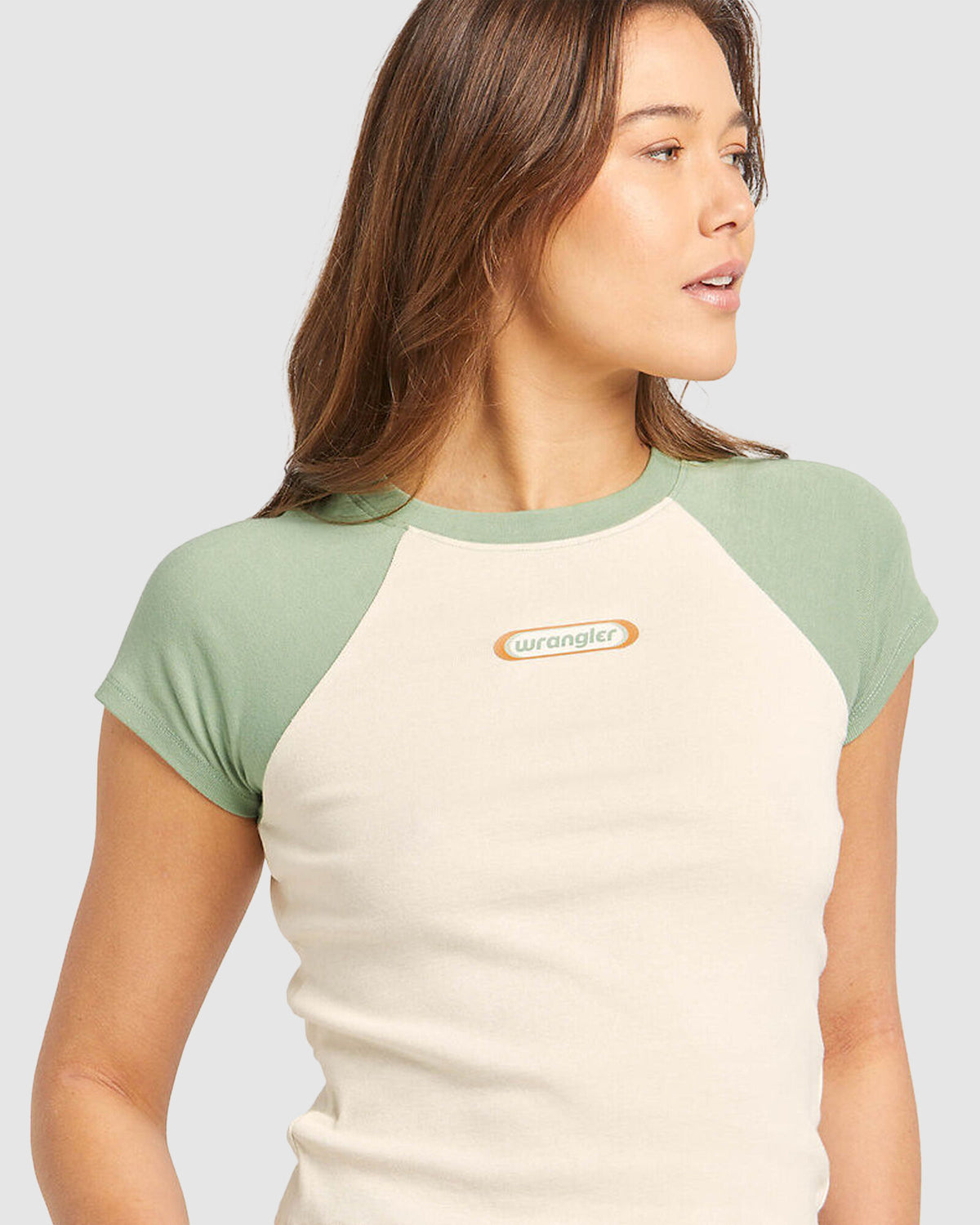 WOMENS BABY RAGLAN 60S IMPRINT T-SHIRT