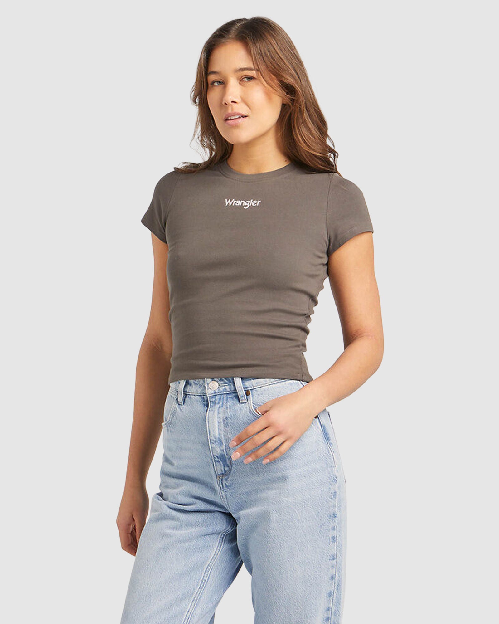 WOMENS STAPLE RIB TANK SLATE Australia