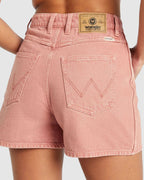 WOMENS HI BELLS SHORT FADED CLAY