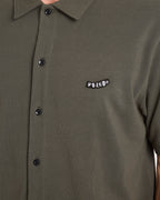 Mens Chavo Button Short Sleeve Shirt