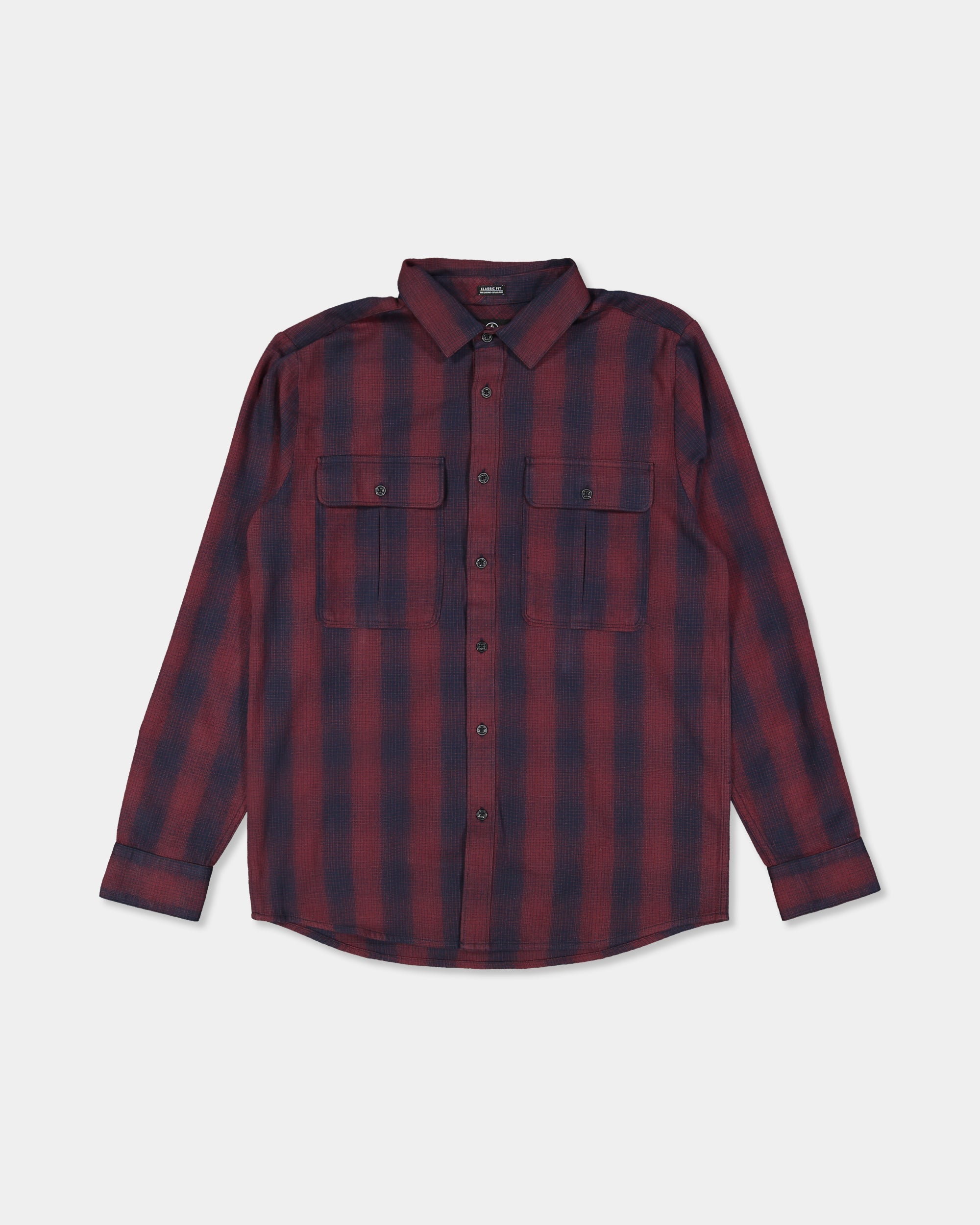 Mens Shadowstone Flannel Long Sleeve Shirt