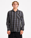 Mens Heavy Twills Flannel Long Sleeve Shirt