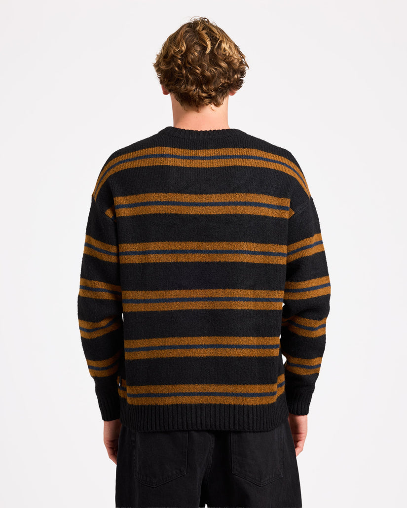 Mens Striperstand Crew Neck