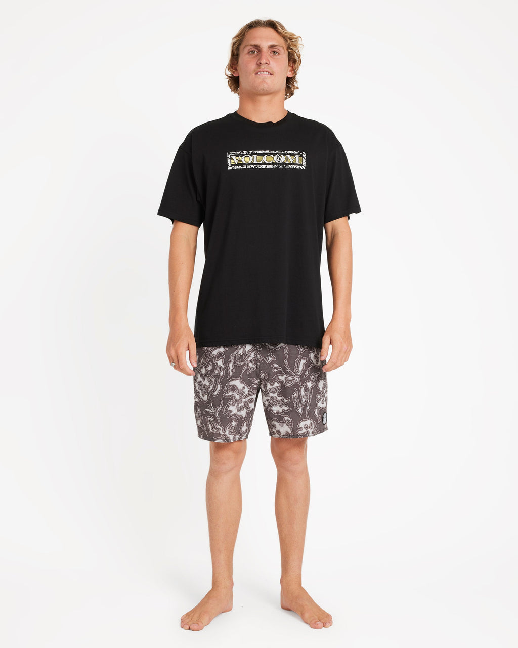 Mens Psych Cotton Stretch Stoney 17" Boardshort