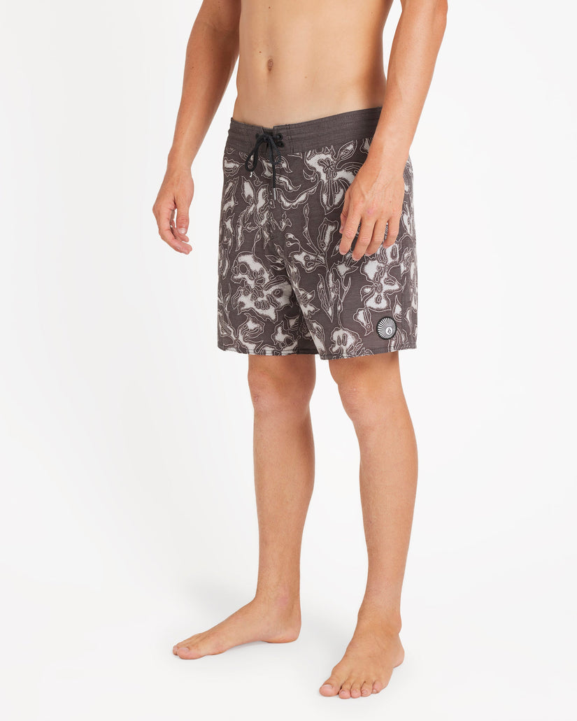 Mens Psych Cotton Stretch Stoney 17" Boardshort