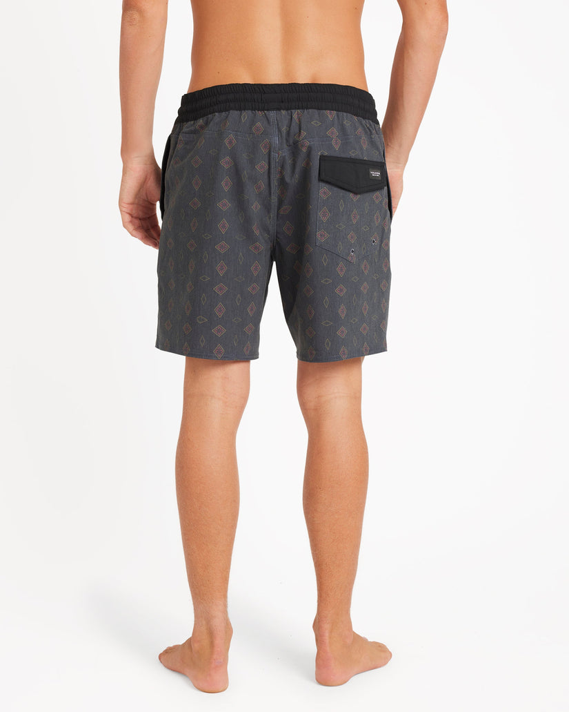 Mens Psych Cotton Trunk 17" Swim Shorts