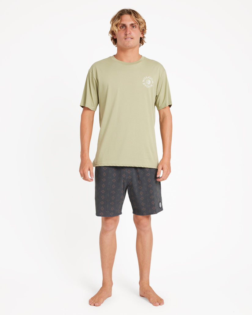 Mens Psych Cotton Trunk 17" Swim Shorts