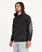Mens Die By The Stone Zip Up Hoodie