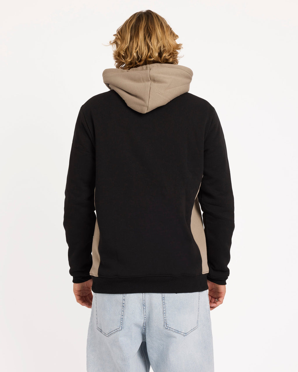 Mens Single Stone Zip Up Hoodie