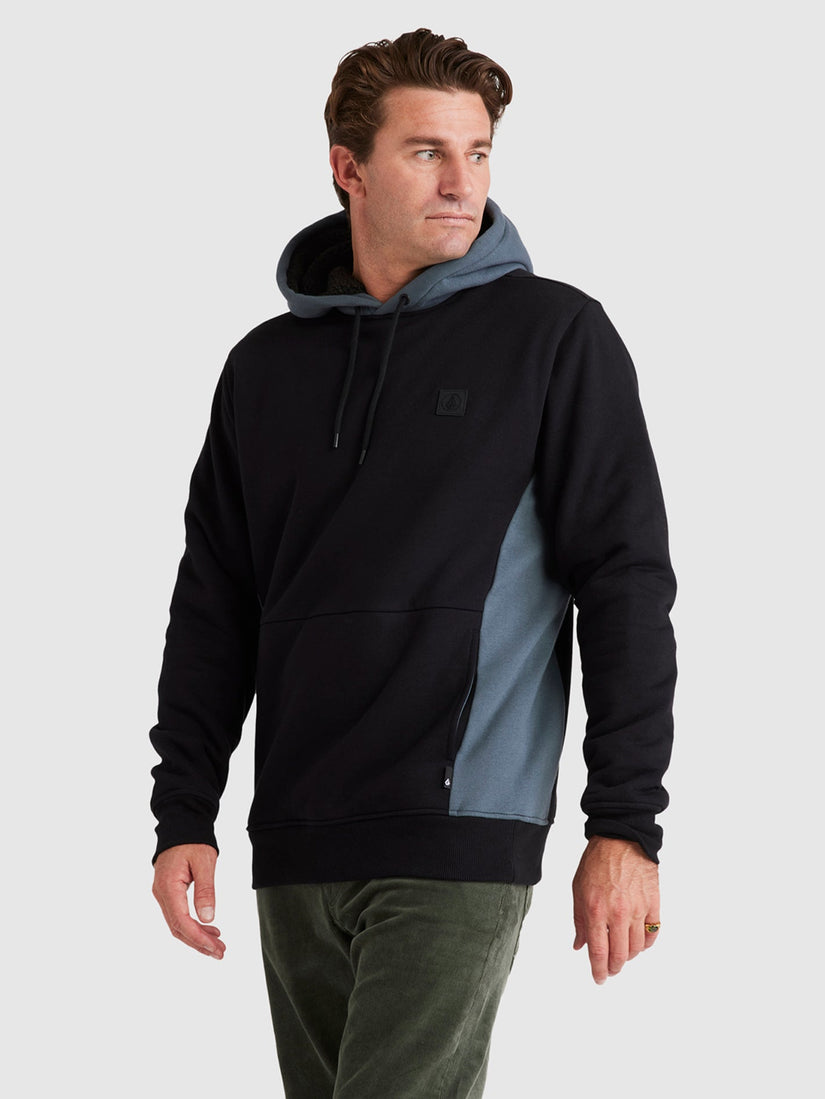 Mens Single Stone Lined Pullover Hoodie