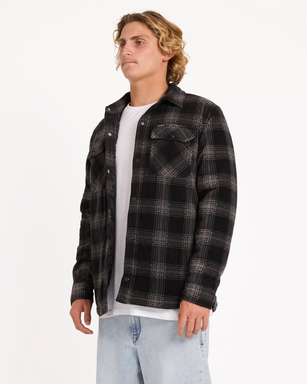 Mens Bowered Shacket