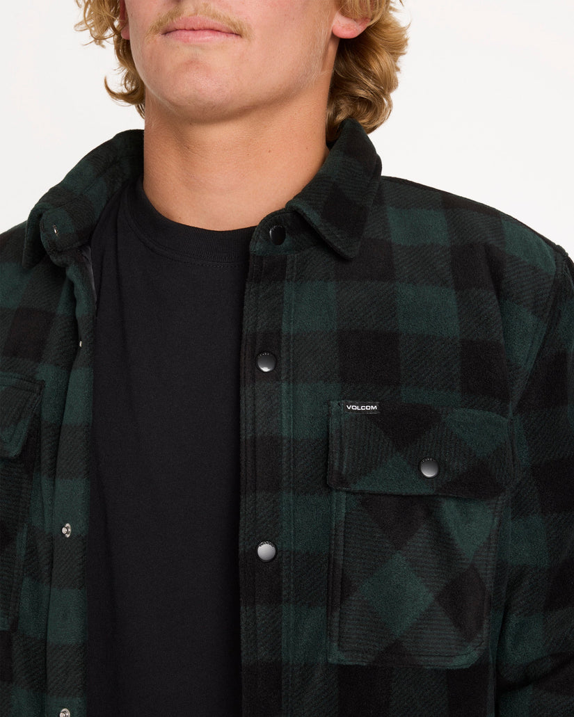 Mens Bowered Shacket