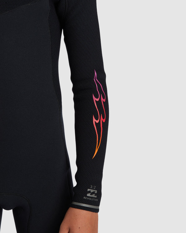 Boys 8-16 3/2mm Revolution Steamer Chest Zip Wetsuit