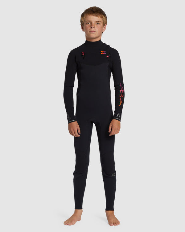 Boys 8-16 3/2mm Revolution Steamer Chest Zip Wetsuit