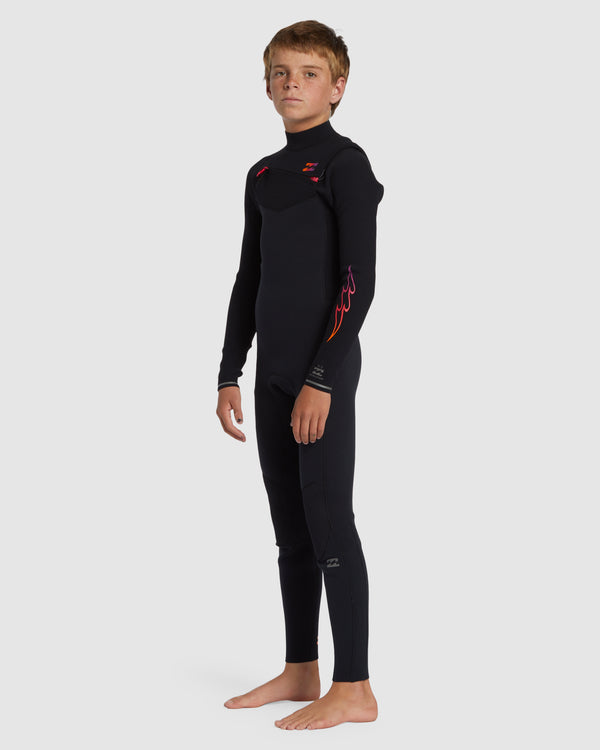 Boys 8-16 3/2mm Revolution Steamer Chest Zip Wetsuit