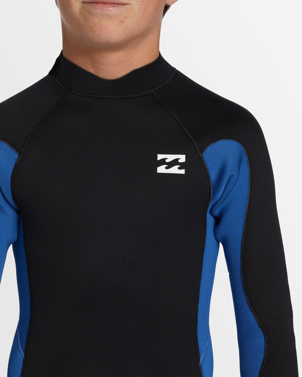 Boys 6-16 3/2mm Foil Back Zip Steamer Wetsuit