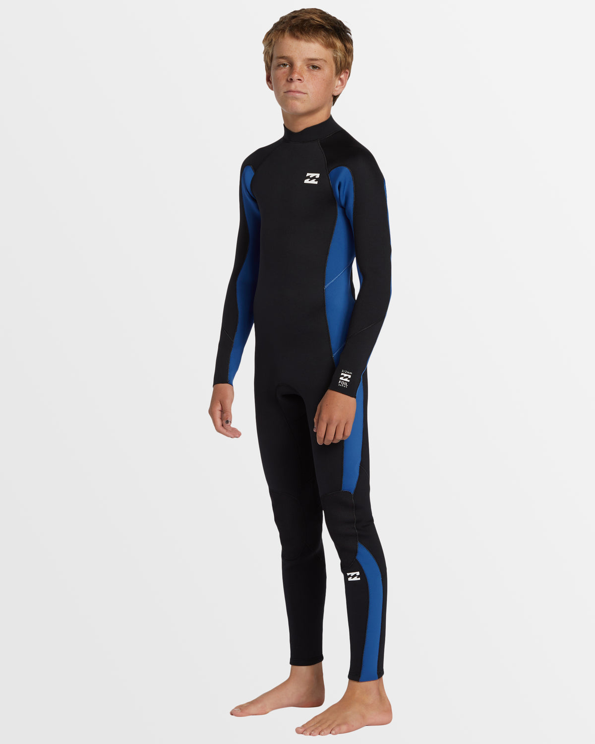 Boys 6-16 3/2mm Foil Back Zip Steamer Wetsuit