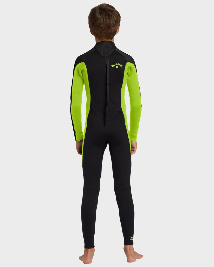 Boys 8-16 3/2mm Foil Back Zip GBS Steamer Wetsuit