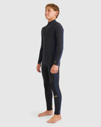 Boys 6-16 3/2mm Absolute Natural Chest Zip Steamer Wetsuit