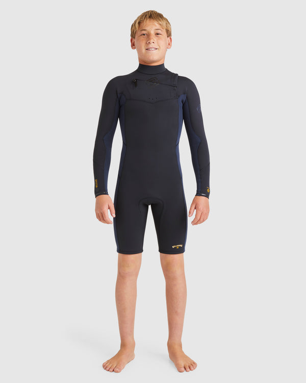 Boys 8-16 Absolute Natural Chest Zip Long Sleeve Springsuit