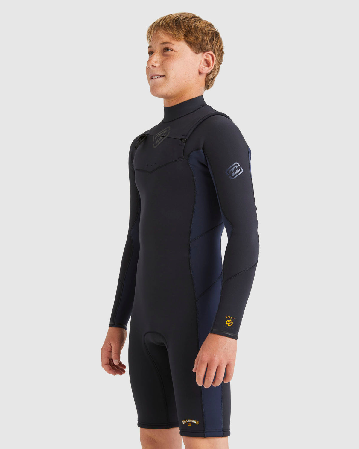 Boys 8-16 Absolute Natural Chest Zip Long Sleeve Springsuit