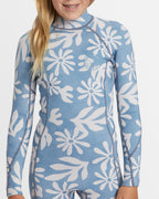 Girls 6-14 Spring Fever Natural Long Sleeve Springsuit