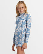 Girls 6-14 Spring Fever Natural Long Sleeve Springsuit