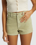 Womens Free Fall Cord Denim Shorts
