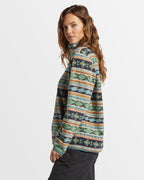 Womens A/Div Boundary Mock 3 Half-Zip Pullover Sweatshirt
