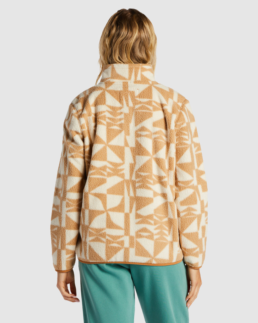 Womens A/Div Boundary Mock 3 Half Zip Fleece Jumper