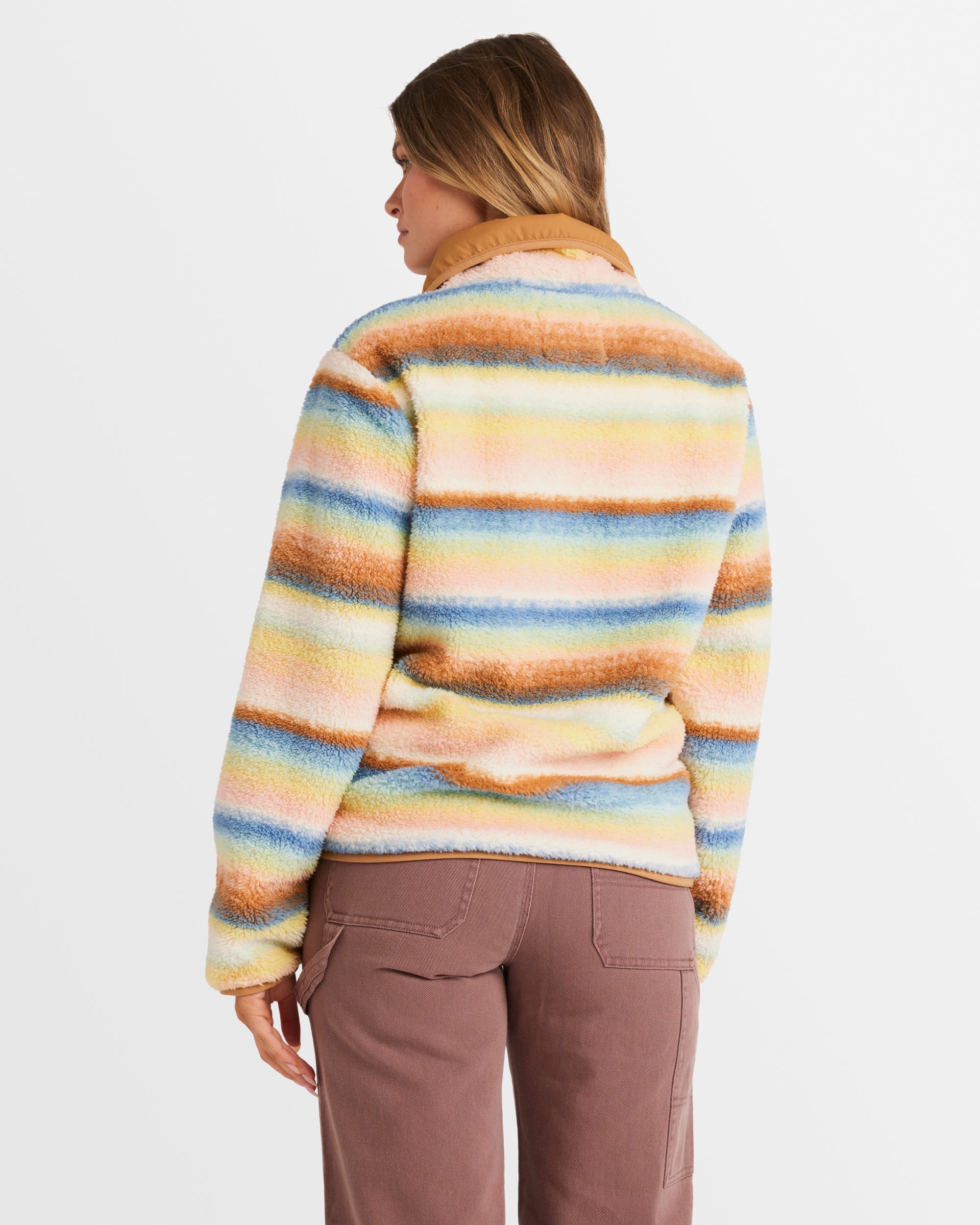 Billabong Womens Switchback Quarter Zip Fleece - BLUE SHADOW