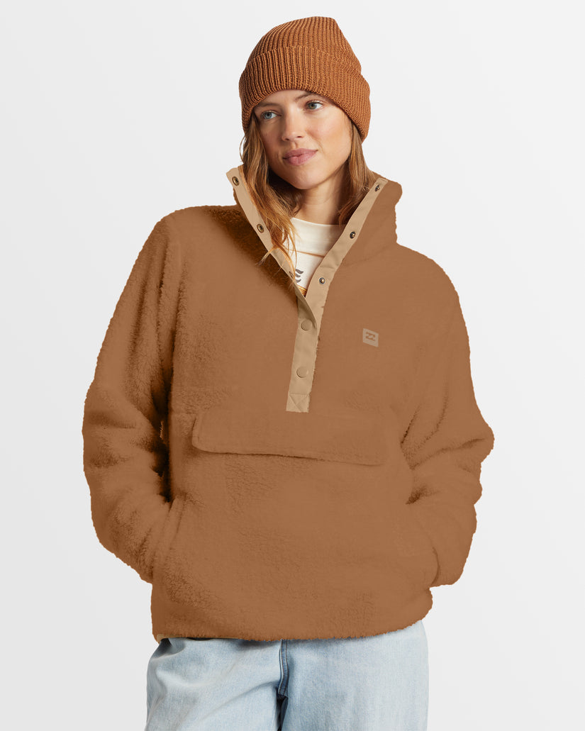 Womens Switchback Pullover Fleece