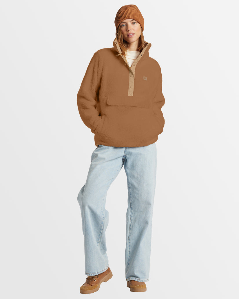Womens Switchback Pullover Fleece