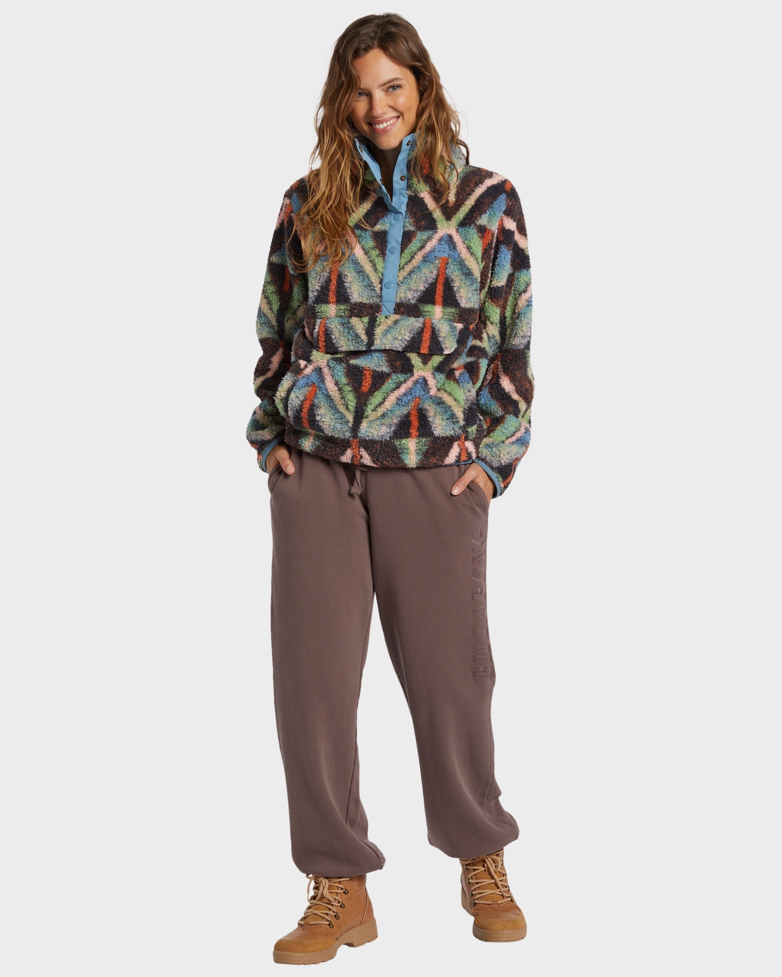 Womens Switchback Fleece Jumper