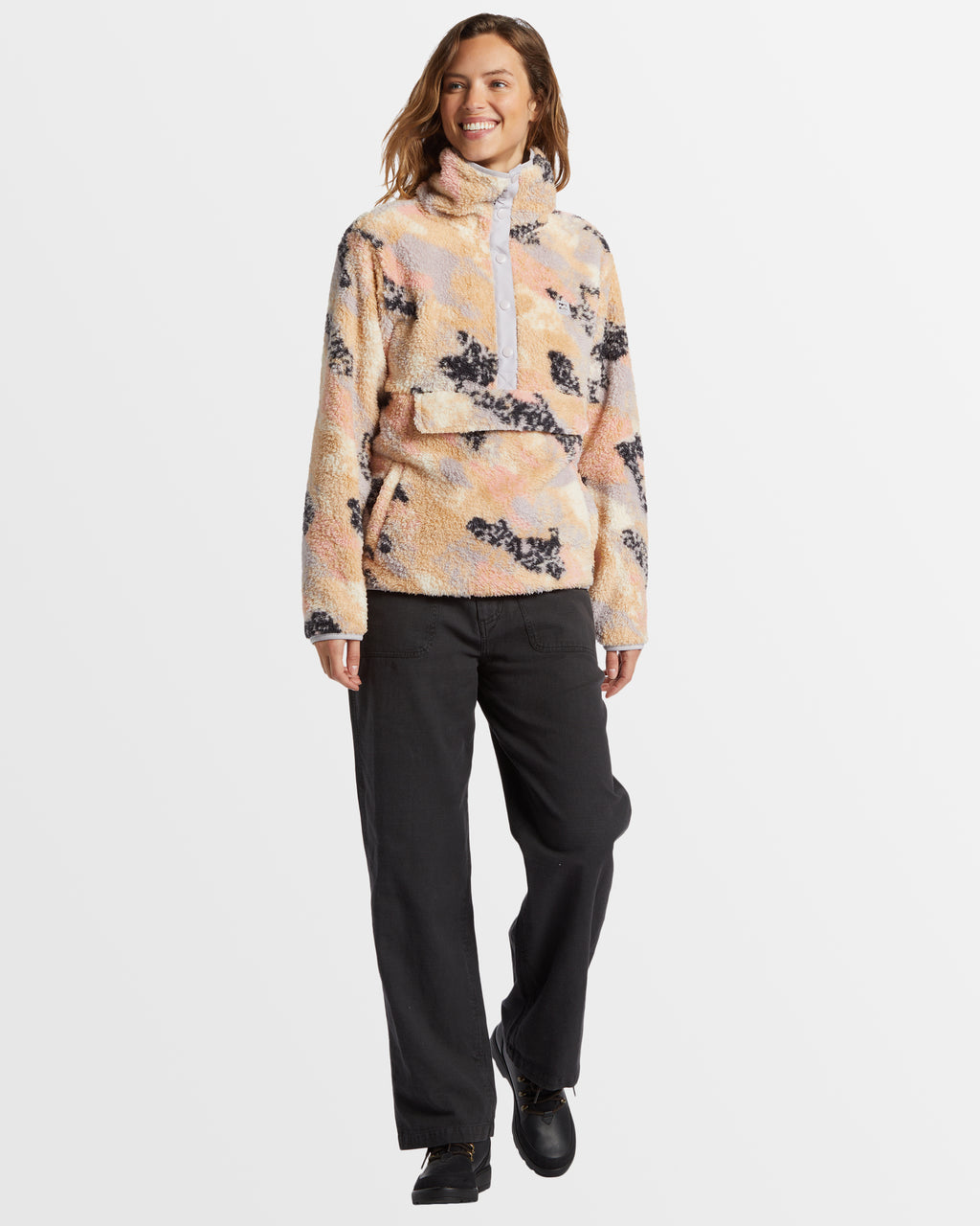 Womens Switchback Pullover Fleece