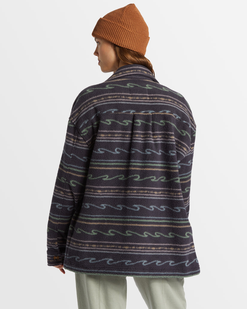 Womens Happy Camper Shacket