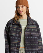 Womens Happy Camper Shacket
