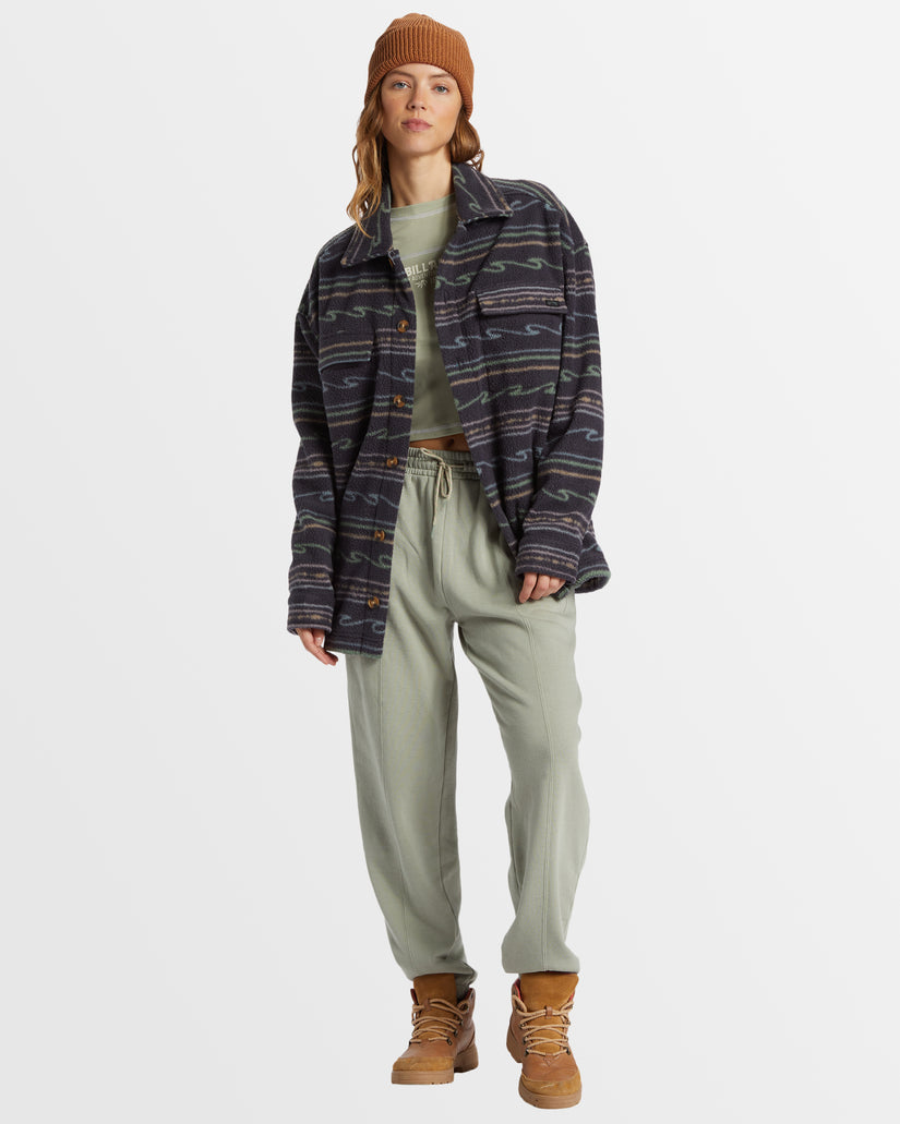 Womens Happy Camper Shacket