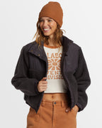 Womens Lost Trails Button Up Fleece Jacket