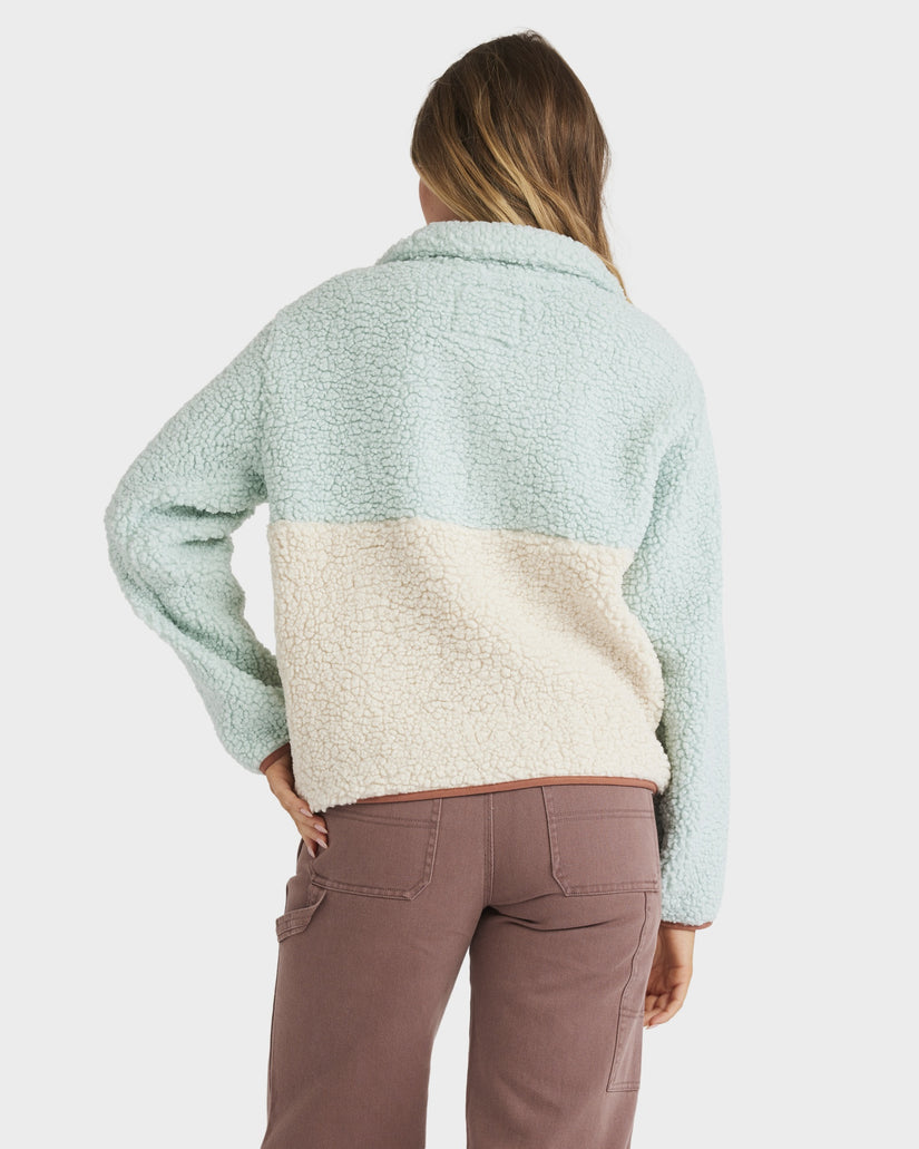 Buy Womens Horizon Colorblock Half Zip Fleece Jumper by Billabong ...