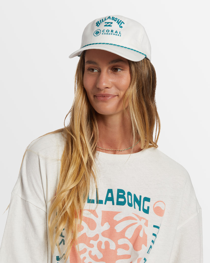 Womens Coral Snapback Cap